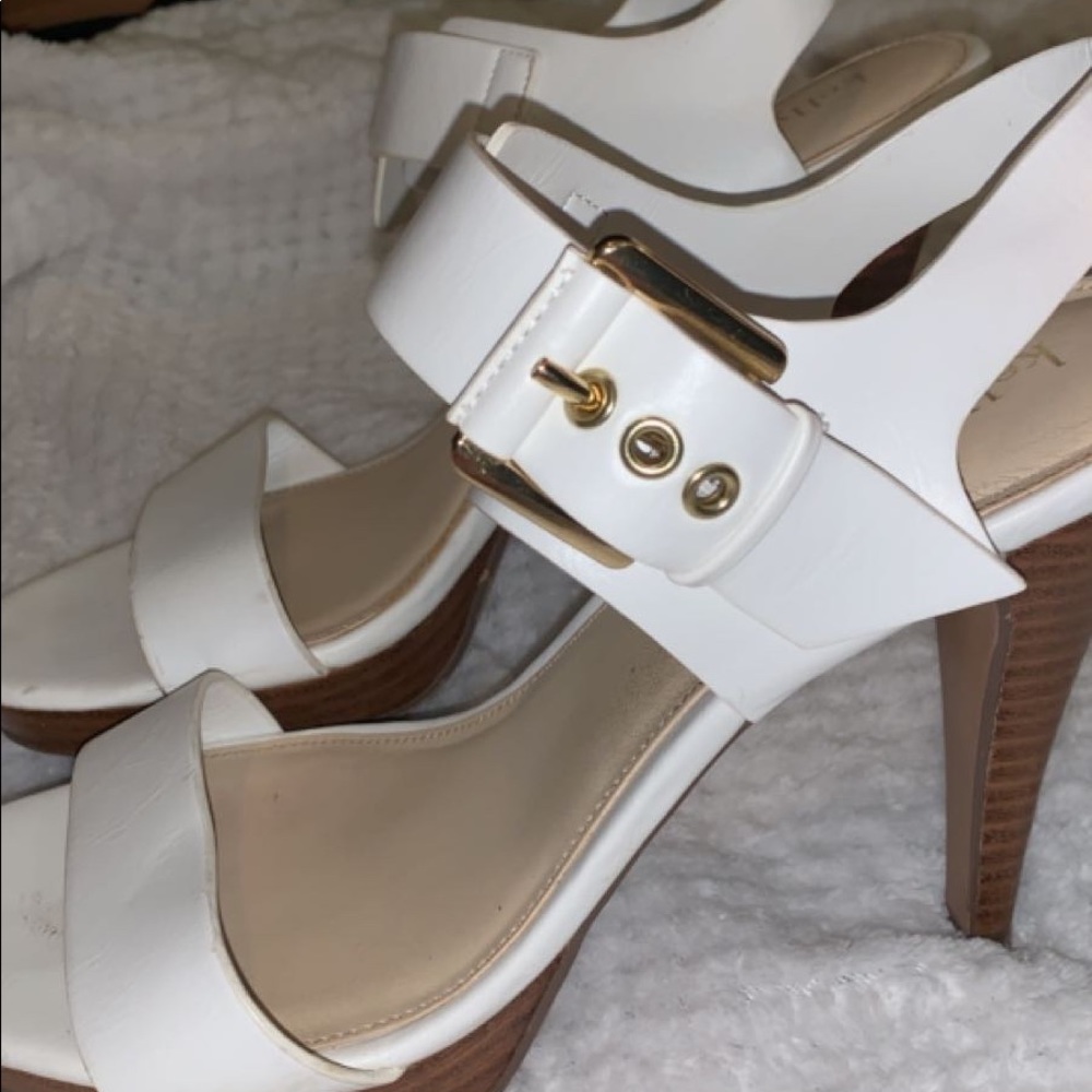 White Kelly & Katie Heels